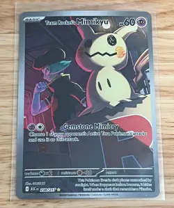 Pokemon TCG Team Rocket’s Mimikyu 238/217 Illustration Rare Ascended Heroes NM - Image 1