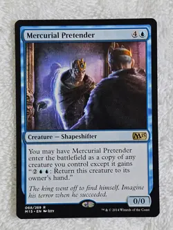 MTG Mercurial Pretender #68 Magic 2015 (M15) Magic Gathering Card Rare NM - Image 1