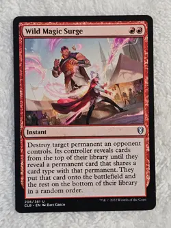 MTG Wild Magic Surge #206 Battle for Baldur's Gate Magic Gathering Card U NM - Image 2