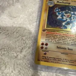 Pokemon Machamp 100 HP Deck Exclusives 8/102 Rare Holo Stage 2 1999 1st Ed - Image 3