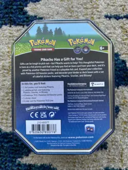 Pokemon TCG 2022 Collector's Tin Pokemon Go Featuring Snorlax Factory Sealed - Image 2