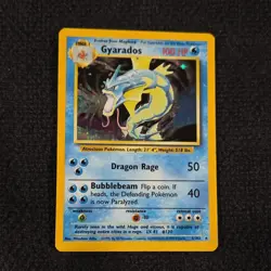 Pokemon TCG Base Set Gyarados 6/102 Holo Rare - Image 1