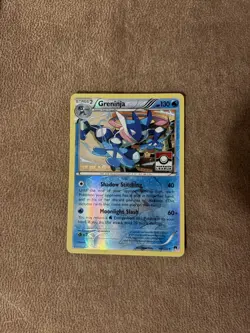 Pokemon TCG Greninja Breakpoint 40/122 1st Place Play Stamped Promo LP+ - Image 1
