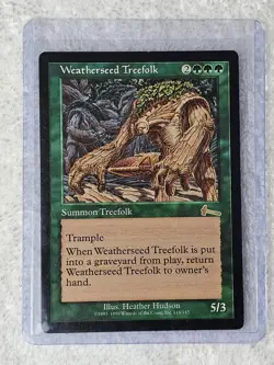 MTG Weatherseed Treefolk Urza's Legacy 1999 Magic The Gathering Card Rare NM - Image 4