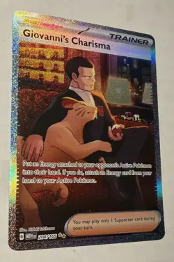 Pokemon Scarlet & Violet 151 - Giovanni’s Charisma SIR NM 204/165 - Image 5