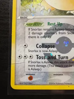 Snorlax [Reverse Holo] 15/112 Fire Red & Leaf Green Pokemon - Image 5