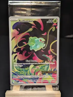 Pokemon Promo Bulbasaur MEGA Stamped Holo 133/132 Illustration Rare 🔥Sealed🔥 - Image 1