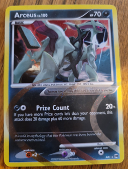 Arceus LV. 100 AR1 - Platinum Arceus - Holo Rare - Pokemon TCG - Image 1