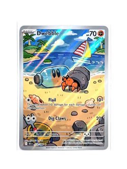 Dwebble 129/086 Illustration Rare Holo Black Bolt POKEMON TCG S&V BLK EN NM/M - Image 1