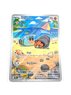 Dwebble 129/086 Illustration Rare Holo Black Bolt POKEMON TCG S&V BLK EN NM/M - Image 2