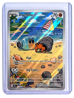 Dwebble 129/086 Illustration Rare Holo Black Bolt POKEMON TCG S&V BLK EN NM/M - Image 4