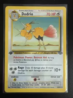 1999 POKEMON JUNGLE 1ST EDITION DODRIO #34/64 - Image 1