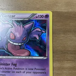 Pokemon TCG XY Generations Gengar Holo Rare Card 35/83LP/Scratches READ DESC! - Image 5
