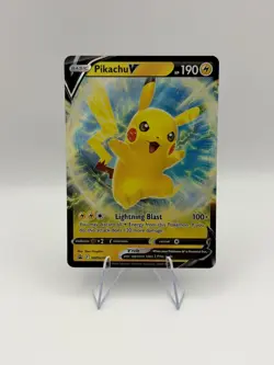 2022 Pokemon - Sword & Shield Pikachu V #SWSH198 - Image 1
