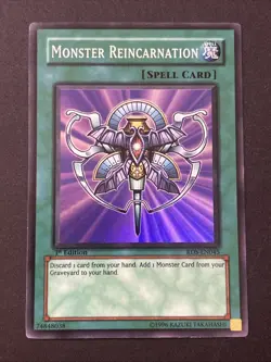 Konami Monster Reincarnation Ultimate Rare RDS-EN045 1st Edition - Image 1
