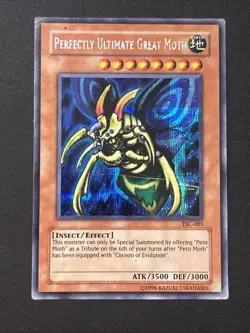 Yugioh Perfectly Ultimate Great Moth TSC-001 Prismatic Secret Rare - Image 1