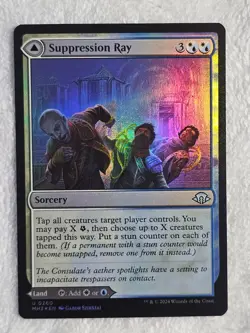 MTG Suppression Ray FOIL Modern Horizons 3 #260 Magic Gathering Card U NM - Image 1