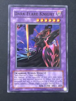 Yugioh Dark Flare Knight DCR-017 Unlimited LP SUPER - Image 1