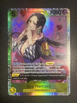 Boa Hancock FOIL ONE PIECE PRB02-017 Premium Booster -The Best- Vol. 2 - SR NM - Image 1