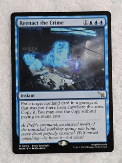 MTG Reenact the Crime #70 Murders at Karlov Manor Magic Gathering Card Rare NM - Image 1