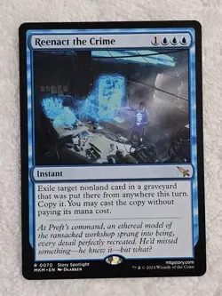 MTG Reenact the Crime #70 Murders at Karlov Manor Magic Gathering Card Rare NM - Image 2