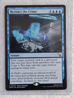 MTG Reenact the Crime #70 Murders at Karlov Manor Magic Gathering Card Rare NM - Image 4