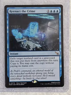 MTG Reenact the Crime #70 Murders at Karlov Manor Magic Gathering Card Rare NM - Image 5