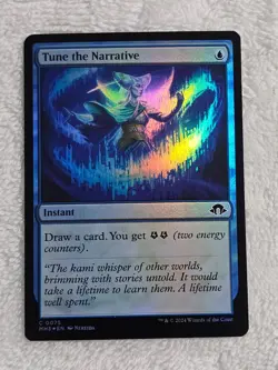 MTG Tune the Narrative FOIL - Modern Horizons 3 Magic Gathering Card #75 NM - Image 1