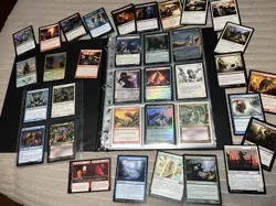 MTG Binder Variety Of Magic The Gathering Cards - Vintage -Onward!+ Mythic/rare! - Image 2