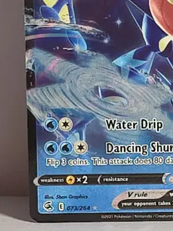 Greninja V 073/264 Fusion Strike Ultra Rare Pokemon Card LP-NM Pokemon TCG - Image 4