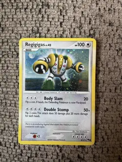 2009 Pokemon Pop Series 9 4/17 Regigigas Holo NM Rare Card Promo Vintage Fresh - Image 1