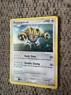 2009 Pokemon Pop Series 9 4/17 Regigigas Holo NM Rare Card Promo Vintage Fresh - Image 2