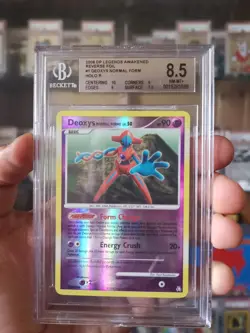 Pokemon Card 2008 PSA BGS 8.5 DEOXYS Reverse Holo 1/146 DP LEGENDS AWAKENED - Image 1