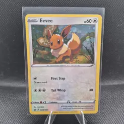 Eevee SWSH095 Black Star Promo Pokemon TCG Card 2020 Holo Rare NM - Image 1