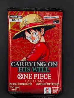 LOT of (200) One Piece Card Game: Carrying On His Will Booster Pack (OP-13) - Image 3