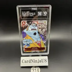 TAG GEM MINT 10 Jimbei Parallel ST01-005 C 25th Edition ONE PIECE Card Game 314 - Image 1