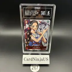 TAG EX 5 Nico Robin C ST01-008 Promo Premium Card collection 25th One Piece 267 - Image 1
