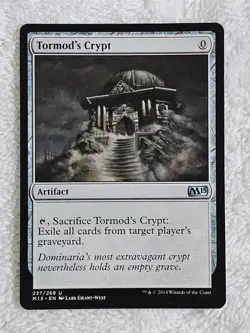MTG Tormod's Crypt #237 Magic 2015 (M15) Magic the Gathering Card U NM - Image 1