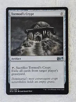 MTG Tormod's Crypt #237 Magic 2015 (M15) Magic the Gathering Card U NM - Image 2