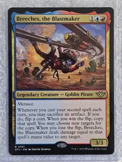 MTG Breeches, the Blastmaker Outlaws of Thunder Junction (OTJ) #197 Card Rare NM - Image 5