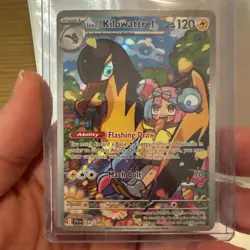 Pokemon TCG Iono's Kilowattrel Card Journey Together IR 163/159 - Image 1
