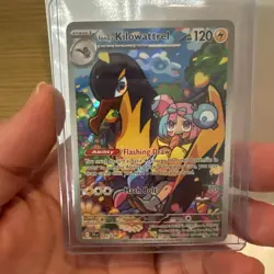 Pokemon TCG Iono's Kilowattrel Card Journey Together IR 163/159 - Image 2