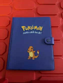 Pokemon Gotta Catch ‘Em All Blue Charmander Card Binder Vintage 1999 - Image 1