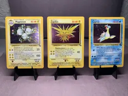 Pokemon TCG Fossil Set Collection Lot of 3 Card Holo Rare WOTC 1999 VTG - Image 1