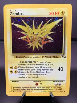 Pokemon TCG Fossil Set Collection Lot of 3 Card Holo Rare WOTC 1999 VTG - Image 3