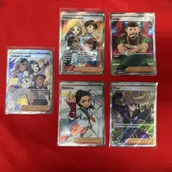 Pokemon TCG - Paldean Fates Full Art Trainer 5 -Card Lot - Ultra Rare Holo -NM - Image 1