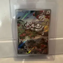 Pokemon TCG Starly Card 221/198 SV01 Scarlet & Violet Base Set - Image 1