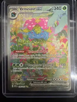 Pokemon TCG Venusaur EX Scarlet & Violet 151 Card 198/165 SEE DESCRIPTION - Image 1