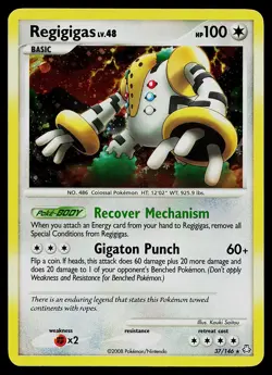 Pokemon Card - Regigigas (DP Legends Awakened) Deck Exclusives 37/146 Holo - Image 1