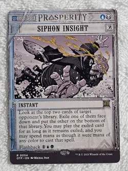 MTG Siphon Insight Outlaws of Thunder Junction (OTJ) #54 Magic Card Rare NM - Image 1